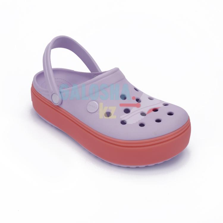 Женские фиалковые сабо CROCS Crocband™ Platform Clog