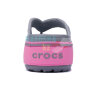Женские серо-розовые шлепанцы CROCS Crocband Platform Flip
