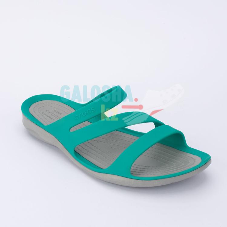 Купить Женские бирюзовые шлепанцы CROCS Women's Swiftwater™ Sandal