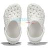 Детские белые Crocs Kids Classic Geometric Clog