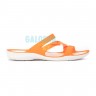 Женские оранжевые шлепанцы CROCS Women's Swiftwater™  Sandal