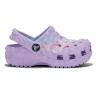 Детские фиолетовые Crocs Kids Classic Geometric Clog