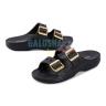 Черные сандалии Crocs Metallic Buckle Saturday Sandal