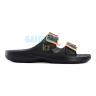 Черные сандалии Crocs Metallic Buckle Saturday Sandal