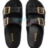 Черные сандалии Crocs Metallic Buckle Saturday Sandal