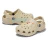 Детские бежевые Crocs Kids Classic Geometric Clog