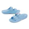 Голубые сандалии Crocs Saturday Enamel Buckle Sandal 