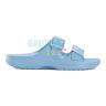 Голубые сандалии Crocs Saturday Enamel Buckle Sandal 