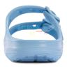 Голубые сандалии Crocs Saturday Enamel Buckle Sandal 