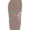 Бежевые сандалии Crocs Saturday Enamel Buckle Sandal 