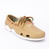 Мужские бежевые топсайдеры CROCS Men's Classic Boat Shoe