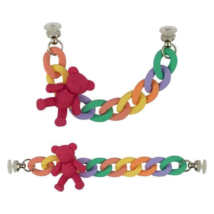 Подвеска для обуви с красным медведем