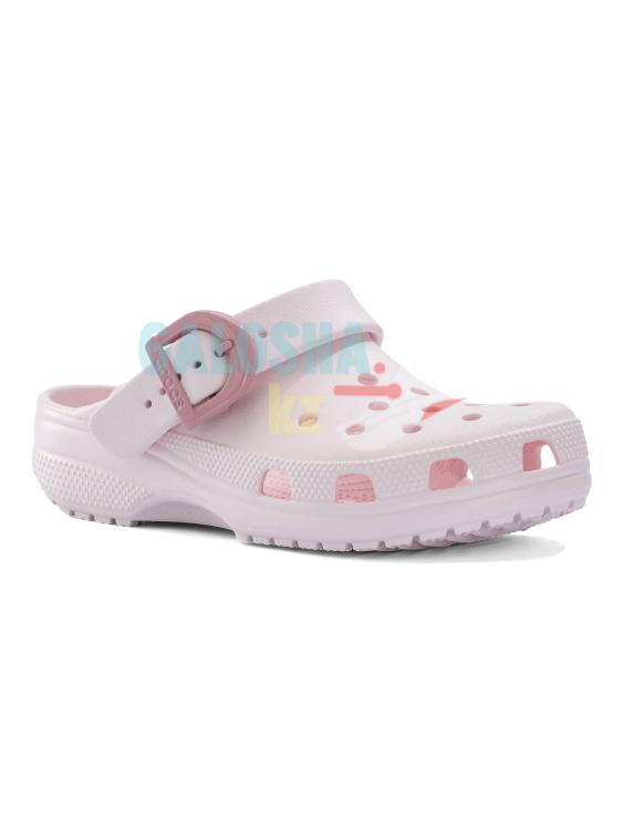 Розовые Crocs Classic Enamel Buckle Clog Розовые Crocs Classic Enamel Buckle Clog