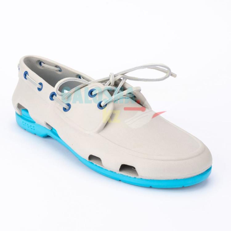 Купить Мужские белые топсайдеры CROCS Men's Classic Boat Shoe