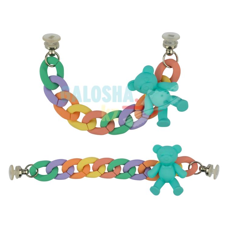 Подвеска для обуви с мятным медведем