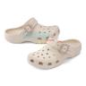 Бежевые Crocs Classic Enamel Buckle Clog