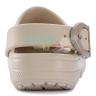 Бежевые Crocs Classic Enamel Buckle Clog Бежевые Crocs Classic Enamel Buckle Clog