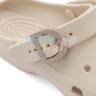 Бежевые Crocs Classic Enamel Buckle Clog Бежевые Crocs Classic Enamel Buckle Clog