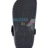Серые Crocs Classic Enamel Buckle Clog
