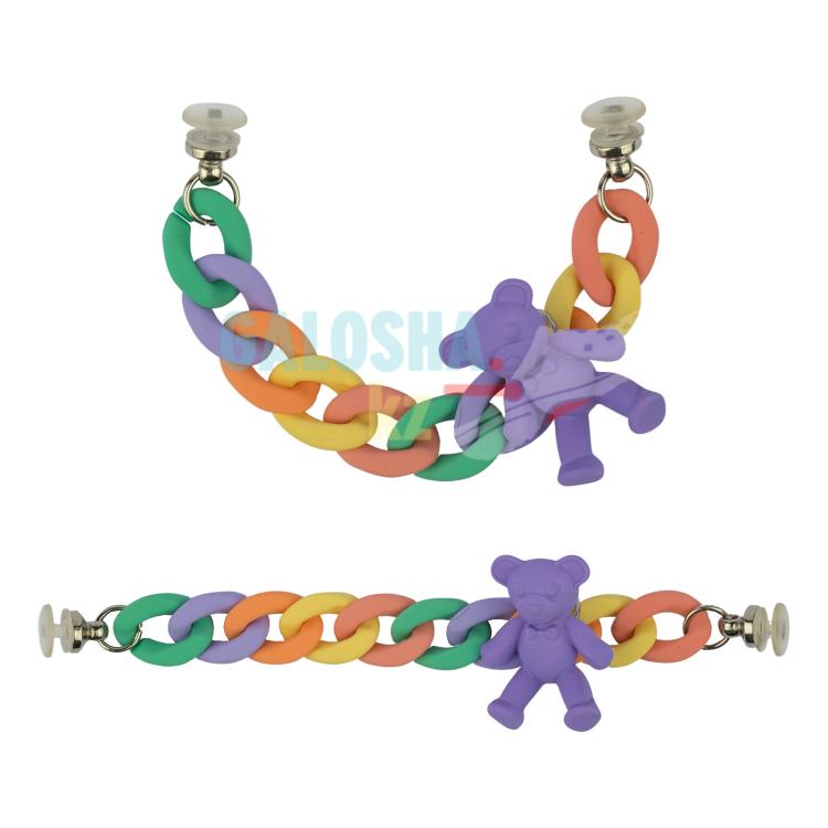 Подвеска для обуви с лавандовым медведем