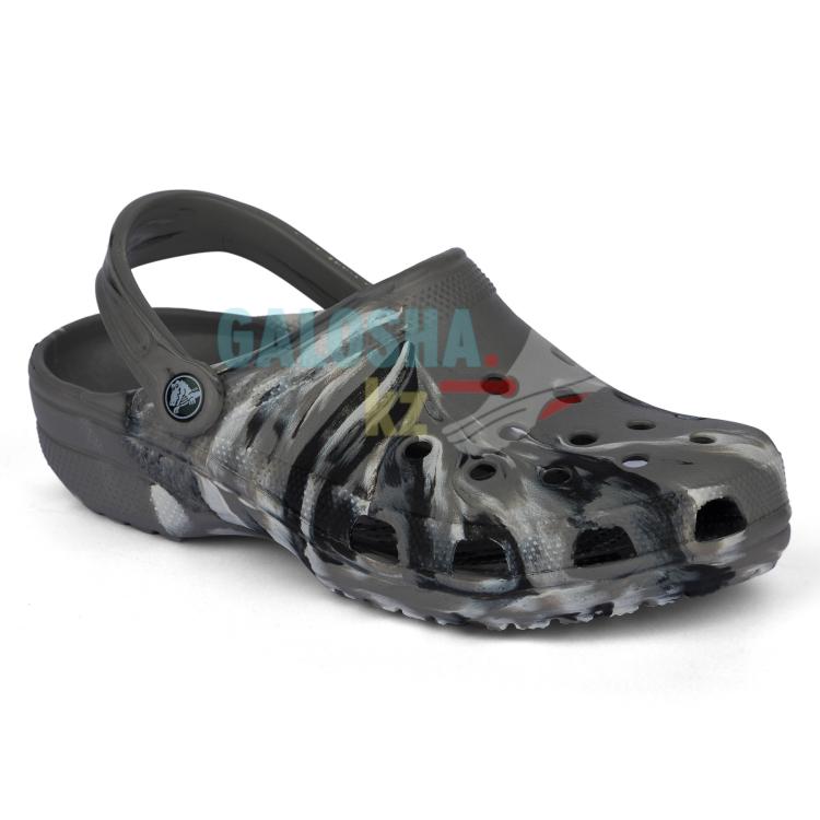 Серый мрамор сабо Crocs Classic Marbled Clog