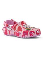 Сабо Розовый камуфляж Bape x Crocs Classic Clog