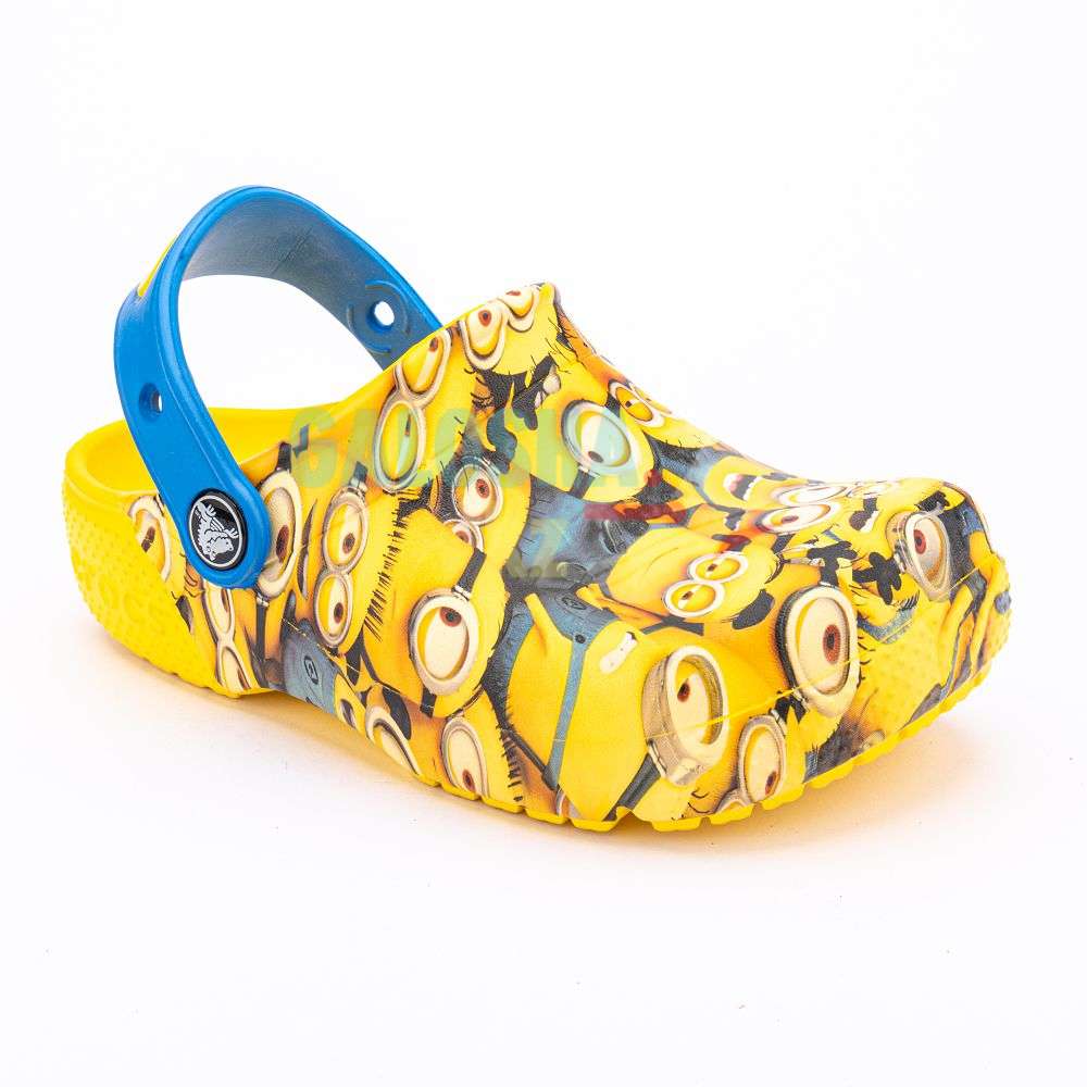 Fun Lab Minions Clogs Детские желтые сабо CROCS Kids' Fun Lab