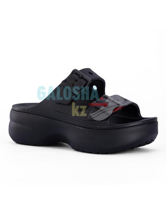 Черный Crocs Women's Saturday Platform Sandal