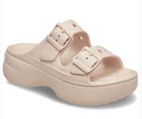 Бежевый Crocs Women's Saturday Platform Sandal