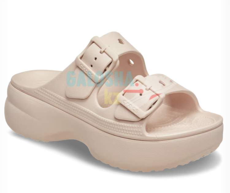 Бежевый Crocs Women's Saturday Platform Sandal Бежевый Crocs Women's Saturday Platform Sandal