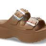 Коричневый CrocsWomen's Saturday Platform Sandal