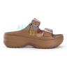 Коричневый CrocsWomen's Saturday Platform Sandal