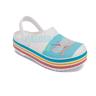 Женские белые сабо CROCS Crocband™ Platform Bold Color Clog