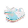 Женские белые сабо CROCS Crocband™ Platform Bold Color Clog