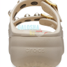 Бежевае Crocs Women's Saturday Platform Sandal