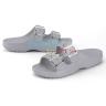 Серые Сандалии Women's Saturday Metallic Buckle Sandal