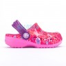 Розовые сабо для девочек Crocs Kids Baya Graphic Clogs
