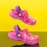 Розовые сабо для девочек Crocs Kids Baya Graphic Clogs