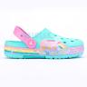 Бирюзовые сабо для девочек CROCS Kids' Crocband™ Fun Lab Graphic Lights Clog