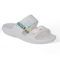 Белые шлепанцы Crocs Classic Sandal