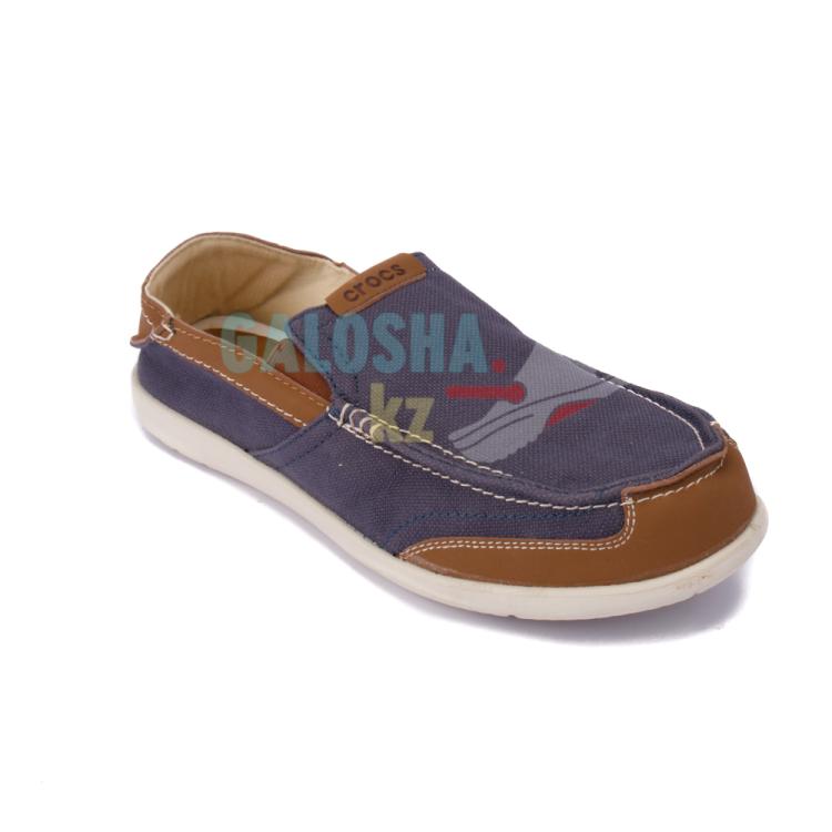 Мужские лоферы синий/коричневый CROCS Men's Walu Express Loafer Мужские лоферы синий/коричневый CROCS Men's Walu Express Loafer